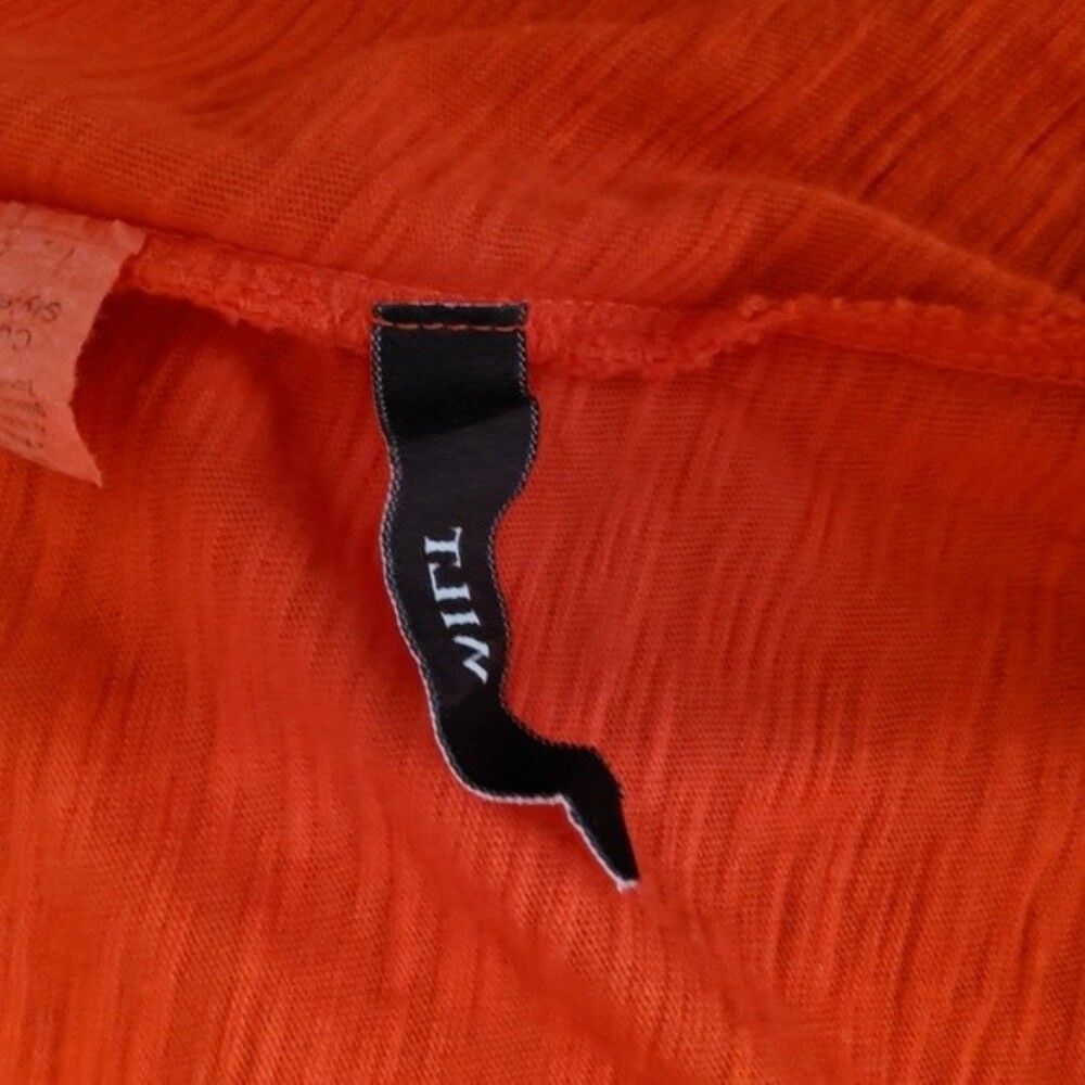 Wilt Asymmetrical Long Sleeve Tee Top Red New - Picture 8 of 8